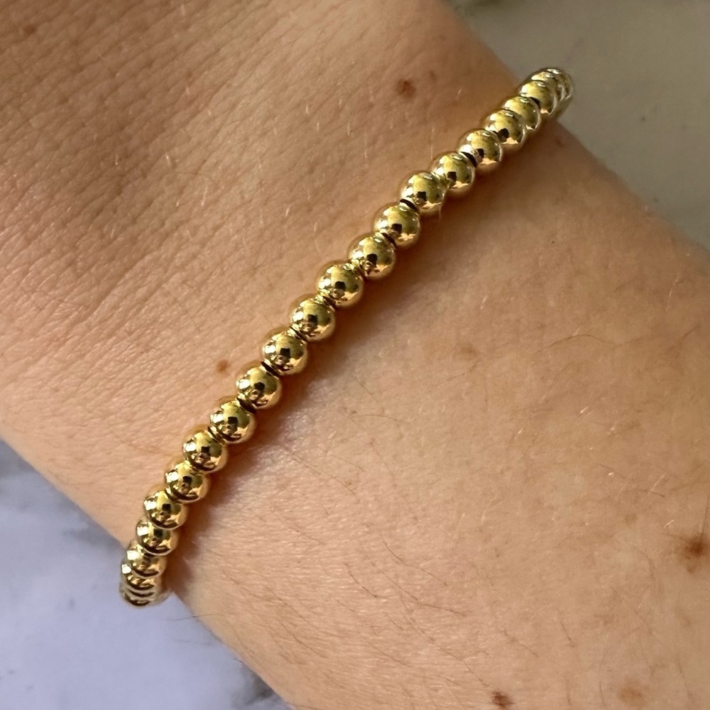 4mm Gold Bracelet